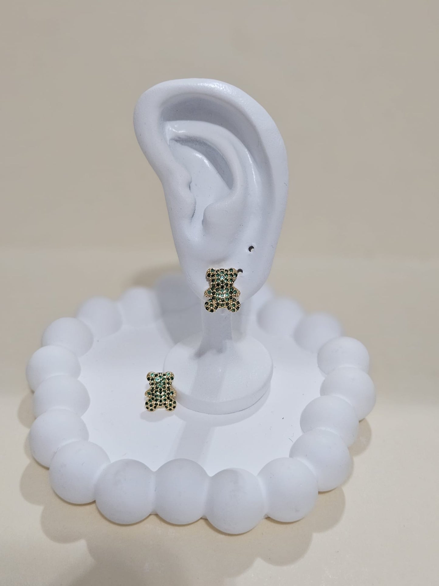 Teddy Green Earring