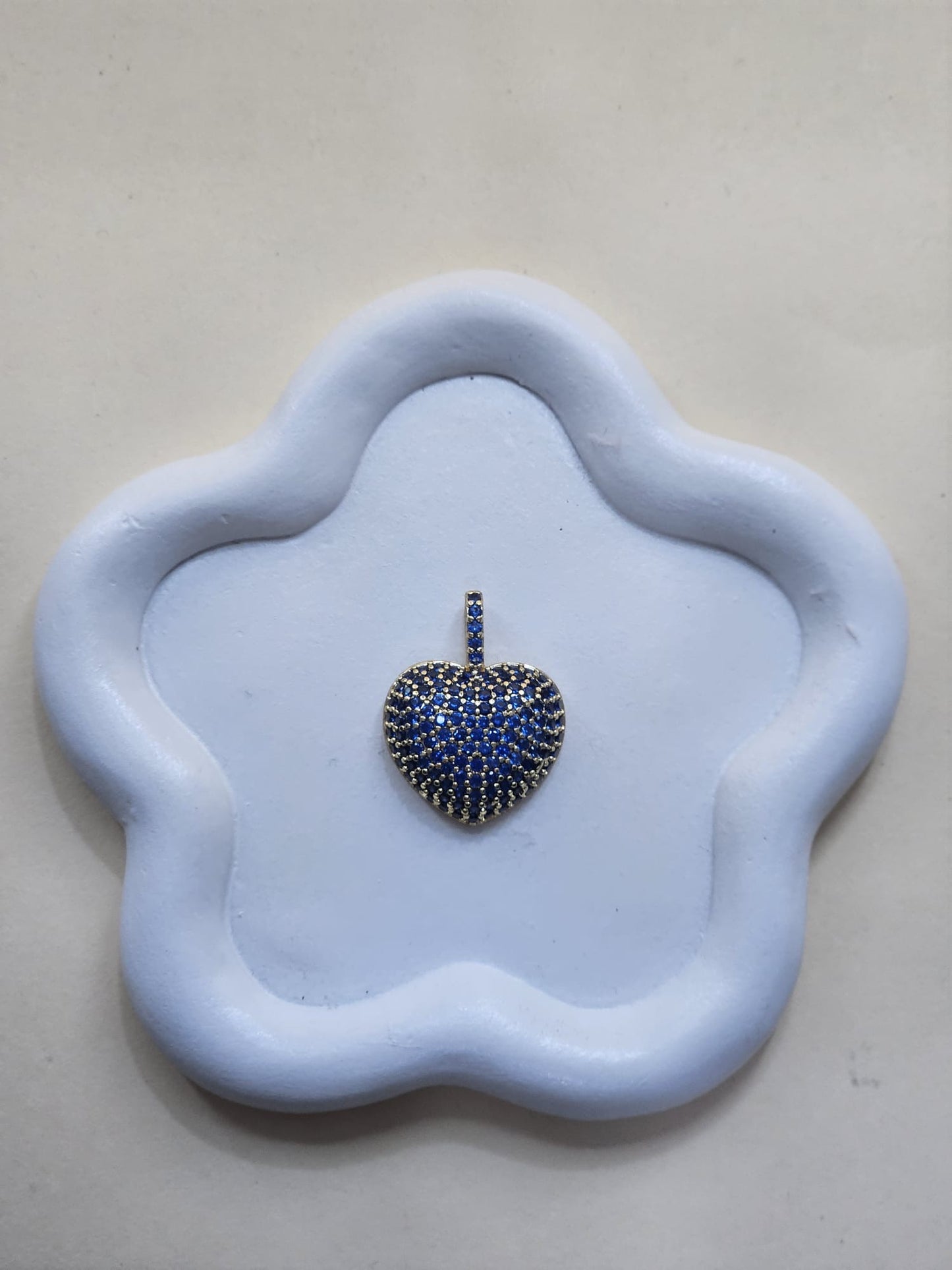 The Blue Pendant Heart